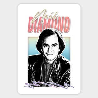 Neil Diamond // Retro 1970s Style Fan Design Sticker